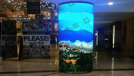 P4 Indoor Flexible LED Display-India Shopping Mall