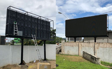 P10 Outdoor LED Billboard in Trinidad and Tobago 24sqm