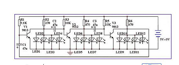 LED Electronic Display Assembly and Connection Diagram