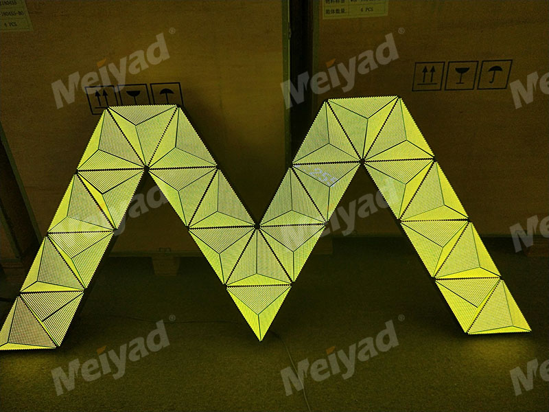 Meiyad DJ Booth Triangle LED Display