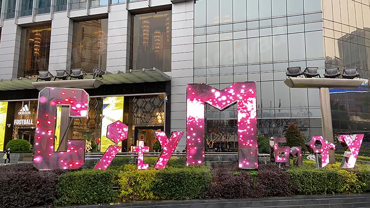 Guangzhou Customized P5 Outdoor Letter Logo LED Sign