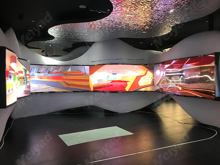 Meiyad P1.5625 Flexible LED Video Wall Used in Shenyang