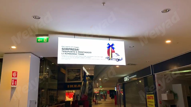 P4 Indoor LED Screen in Italy Shopping Mall