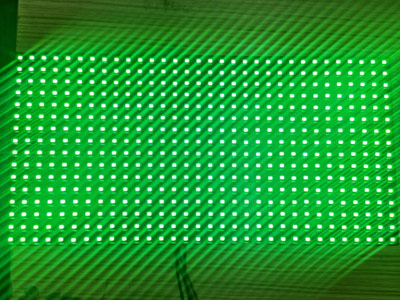 smd p10 green led module