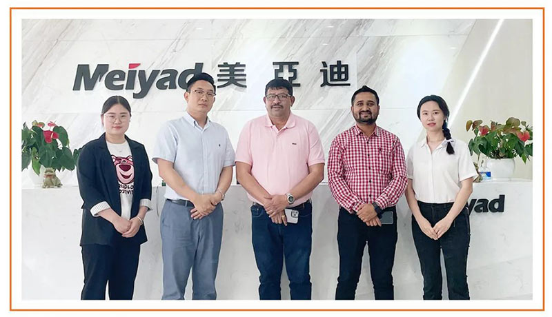 Foreign customers visit Meiyad