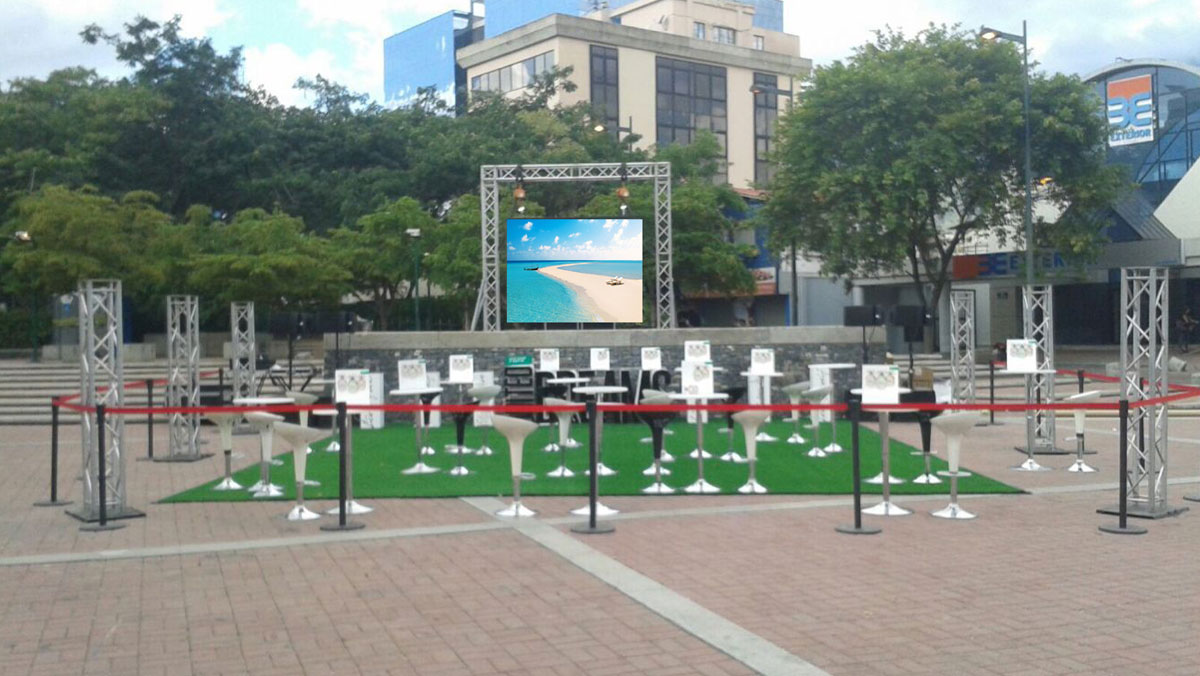 outdoor rental led screen
