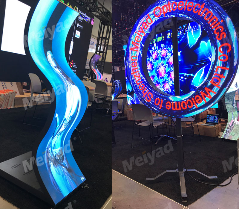 meiyad flexible led screen and circular led display