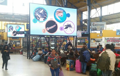 P4 Indoor Full Color LED Display Screen in Bolivia