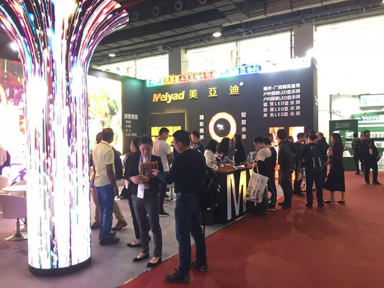 Meiyad Creative LED Display Appeared in ISLE, Received Much Attention