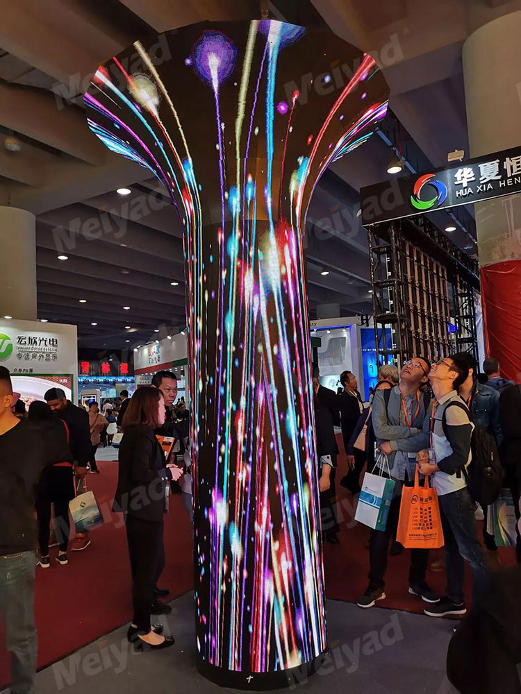 Meiyad Creative LED Display Appeared in ISLE, Received Much Attention