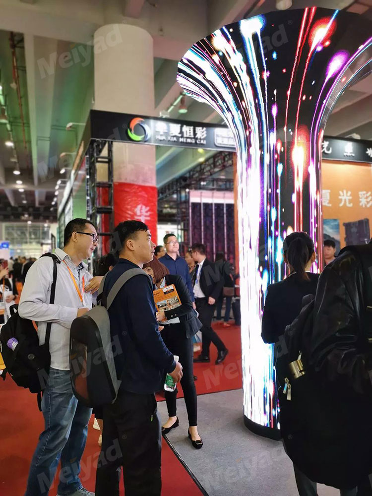 Meiyad Creative LED Display Appeared in ISLE, Received Much Attention