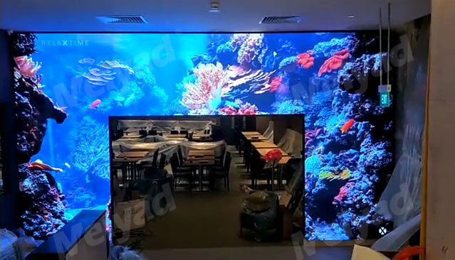 Singapore Restaurant P2.5 Indoor LED Screen