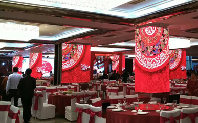 Suzhou Hotel P4 Indoor LED Cube Display