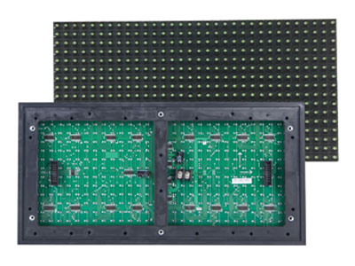 p10 single color led module-green