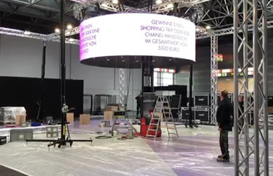 German Exhibition P4 Bendable LED Screen