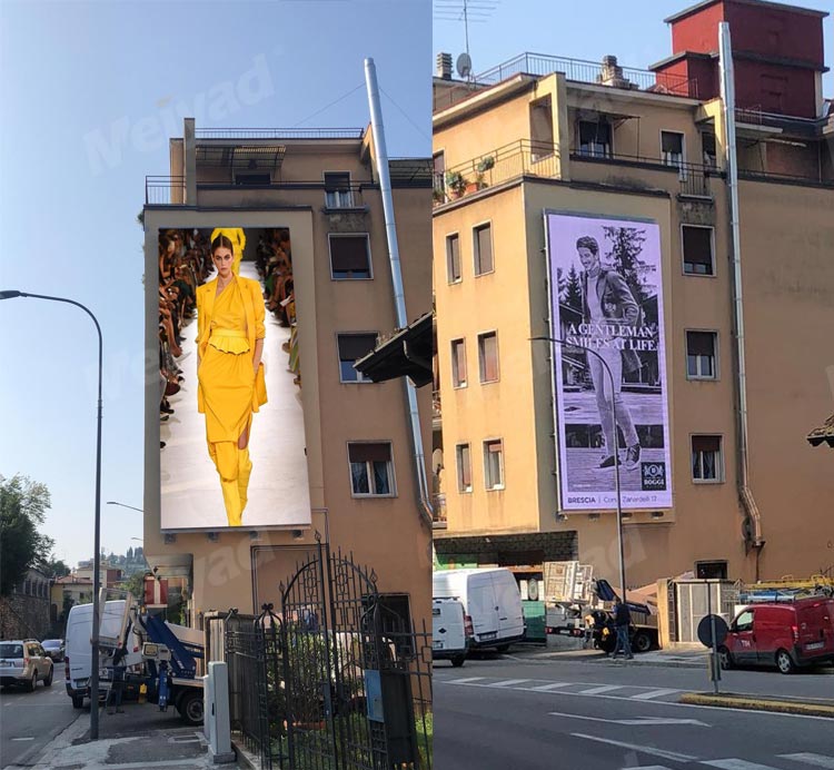 P8 Outdoor Advertising LED Display in Italy