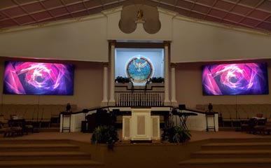 Indoor P3 Church LED Screen in USA