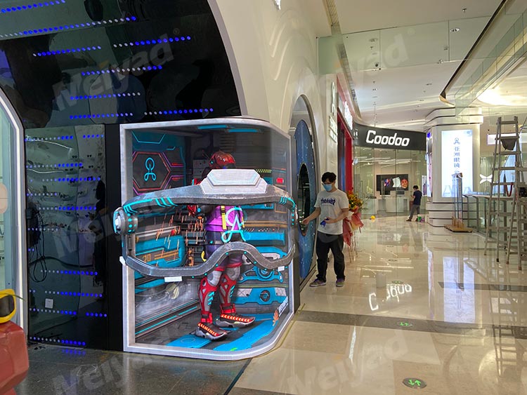 Shenzhen Indoor Naked-eye 3D LED Screen With Meiyad P1.875 Flexible LED Module