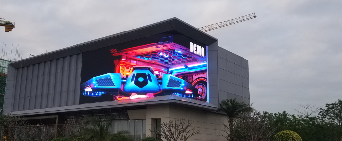Zhuhai Real-Estate Sales Center P8 Outdoor 3D LED Display