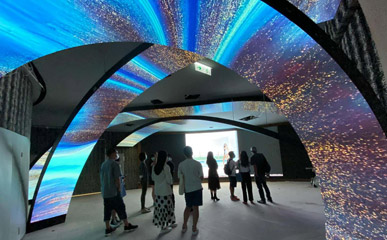 Hong Kong Art Fair Indoor P2 Flexible LED Displays