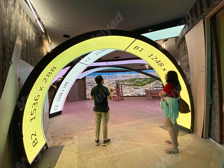 Hong Kong Art Fair Indoor P2 Flexible LED Displays