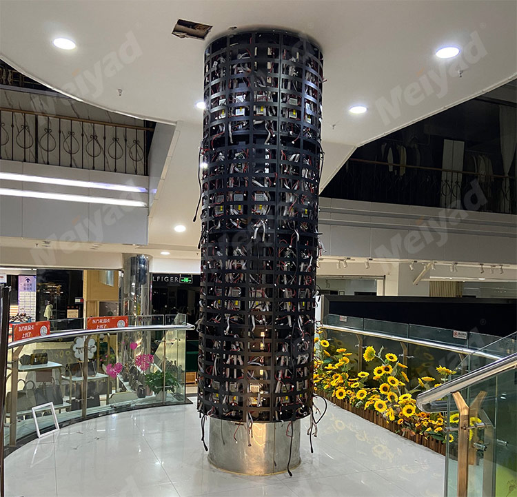 Meiyad P1.875 Cylinder LED Screen in Shopping Mall