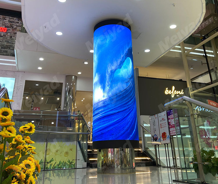 P1.875 cylindrical led screen in Zhejiang