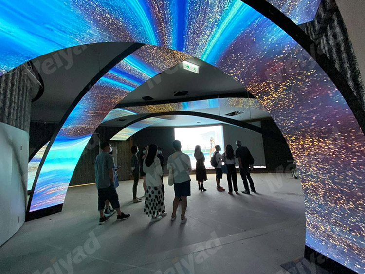 Meiyad P2 Indoor LED Screens in Hong Kong Art Fair