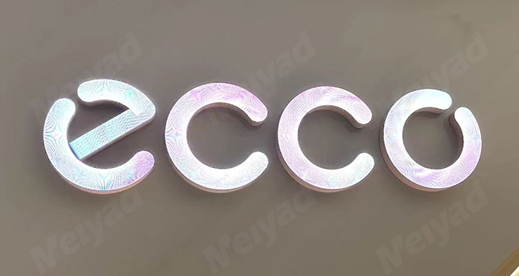 ECCO Indoor P2 Letter Logo LED Sign