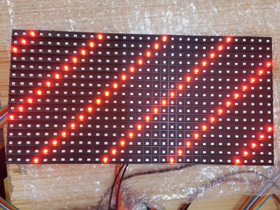 smd p10 red led module