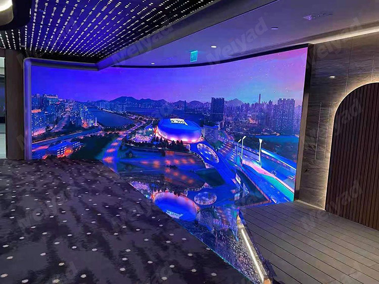 Meiyad curved video wall in HK