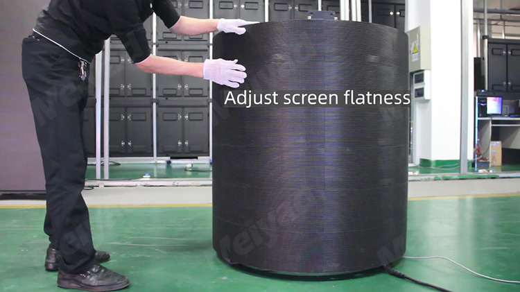 adjust screen flatness