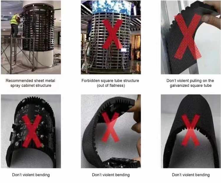 Flexible LED Module Installation Details