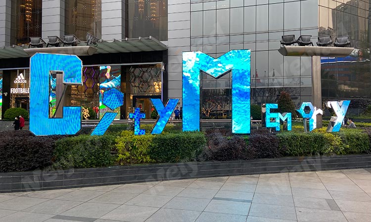 Guangzhou Customized P5 Outdoor Letter Logo LED Sign