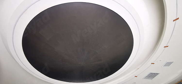 P2 Circular Flexible LED Screen With Curved Surface in Bank
