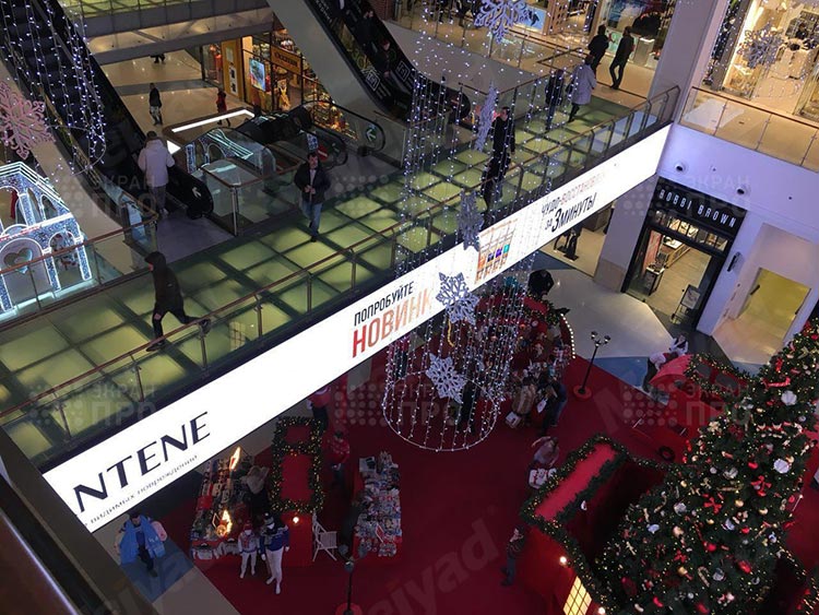 Meiyad P4 indoor led display screen in Russia shopping center