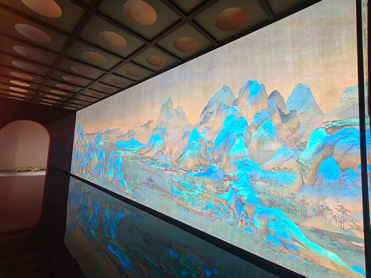 P1.538 fine pitch LED display 11.52m*3.52m