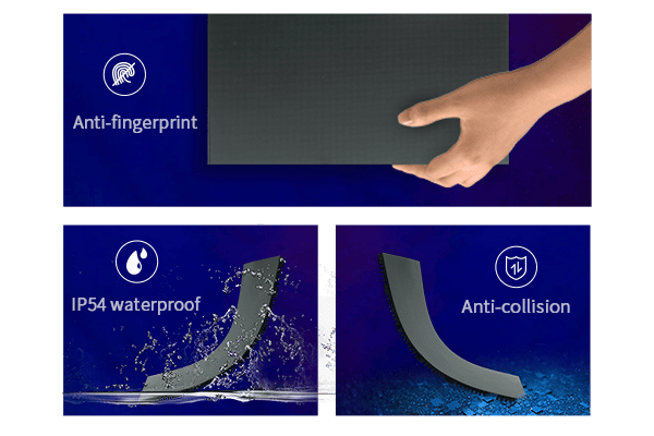 COB Curved All-in-one LED Screen-IP54 protection level 3 COB Curved All-in-one LED Screen-IP54 protection level.png