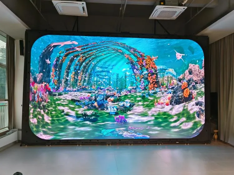 Shenzhen Polytechnic University Immerisive LED CAVE-R Screen