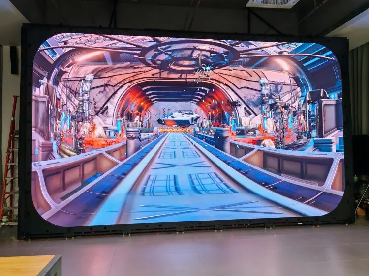 Shenzhen Polytechnic University Immerisive LED CAVE-R Screen