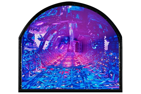 Immersive LED Tunnel YS Series-Custom Dimensions 4-Custom Dimensions.webp