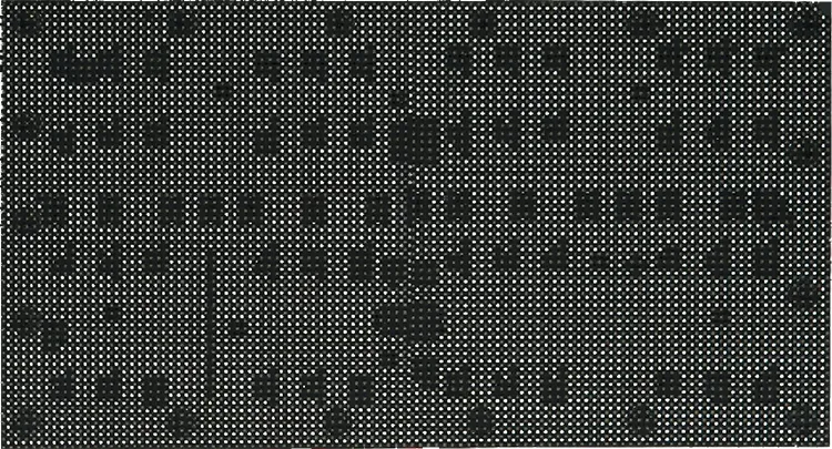 Customized Sound-Transparent Module for Dome Screens