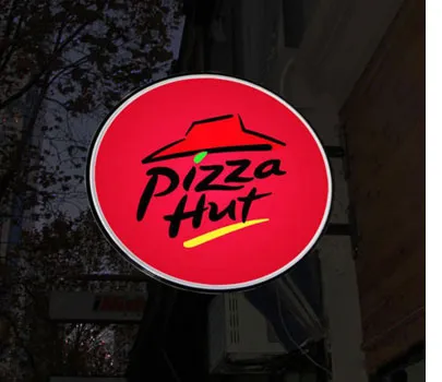Double Sided Custom Round P4 LED Logo Sign