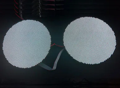 Double Sided Custom Round P4 LED Logo Sign