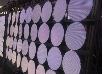 Double Sided Custom Round P4 LED Logo Sign