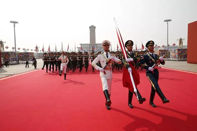 The celebration of the 70th anniversary of the founding of the People's Republic of China was held at Tian'anmen Square in Beijing on Oct 1, 2019.