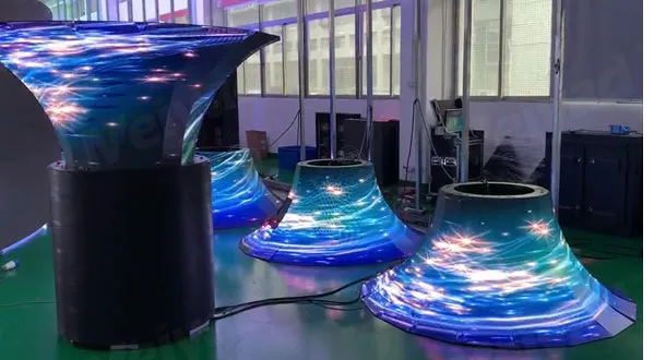 Details of Magic Trumpet Creative LED Display Screen