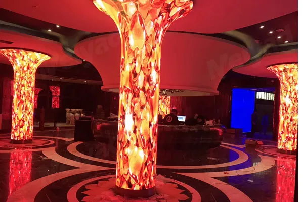 Indoor P4 Trumpet LED Screen Used in Emperor KTV, Taizhou, Zhejiang
