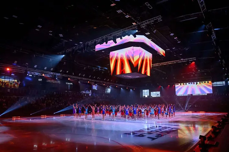 P4.81 Rental LED Display Project for an International Ice Arena