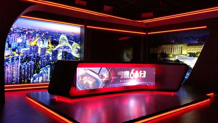Beijing TV Station P2.5 Flexible LED Display